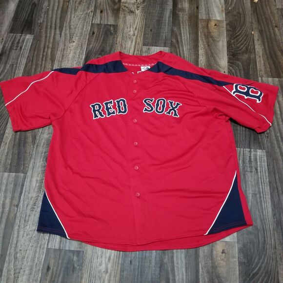 Boston Red Sox #34 David Ortiz Majestic Baseball Jersey Mens 2XL